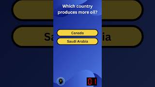 Which country produces more oil [upl. by Ludewig]