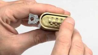 Operating the Master Lock high security combination locks [upl. by Lynde]