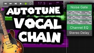 Free GarageBand Template  Autotune Preset [upl. by Alvera]