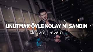 Semicenk  Unutmak Öyle Kolay mı Sandın Slowed  Reverb Prod Emirhan Turan [upl. by Nishom]