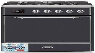 Majestic II 30quot Dual Fuel LP Freestanding Range Matte GraphiteChrome Review [upl. by Naillimixam634]