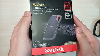 SanDisk Extreme 500GB Portable SSD V2 SDSSDE61500GG25  Unboxing and Review [upl. by Monie63]