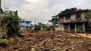 Fiji battered by Tropical Cyclone Josie killing four [upl. by Oneal120]