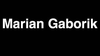 How to Pronounce Marian Gaborik New York Rangers NHL Hockey Player Runforthecube [upl. by Ihab493]