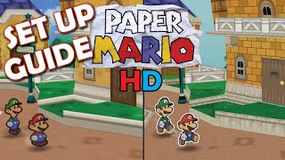 Easy Paper Mario 64 HD Setup Tutorial Guide for Project64 using GLideN64 and HD Texture Packs [upl. by Mannuela]