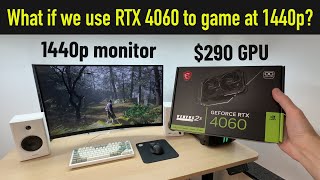 What if we use RTX 4060 to play the latest games at 1440p in Q4 2024 [upl. by Adnohsel]