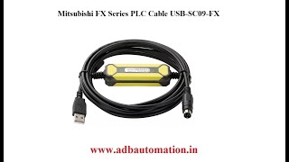 Mitsubishi FX Series PLC Cable USBSC09FX [upl. by Ellehcrad]