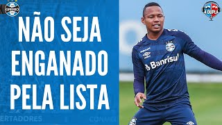 🔵⚫ Grêmio As reais condições dos reforços contra o Náutico  Janderson e Campaz relacionados [upl. by Adiela]