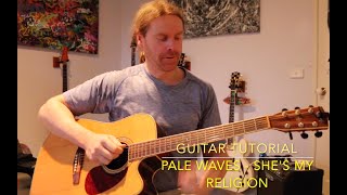 PALE WAVES  Shes My Religion Guitar tutoriallesson [upl. by Ilaw26]