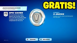 FORTNITE está REGALANDO 2000 PAVOS GRATIS por ESTO 🎁😱 [upl. by Perni]