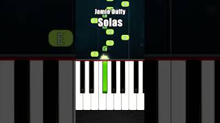 Jamie Duffy  Solas  BEGINNER Piano Tutorial [upl. by Ateekahs]