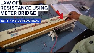 law of resistance using metre bridge series and parallel combination a2zpractical991 [upl. by Wixted]