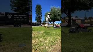 Tackling a Lightly Overgrown front yard lawncare [upl. by Yelrahs]