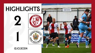 Woking 21 Slough Town  Match Highlights [upl. by Esilehs]