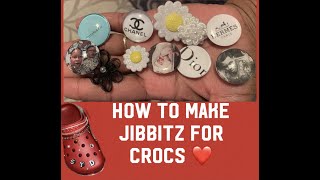 How To Make Croc Jibbitz DIY [upl. by Otrebilif]