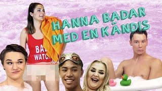 BEST OF Hanna badar med en kändis [upl. by Atilemrac]