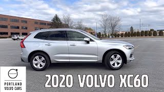 2020 Volvo XC60 T5 Momentum in Bright Silver Metallic with Maroon Brown Interior [upl. by Junji]