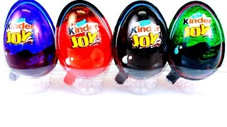 Kinder Joy Blue Red Black Green editions  ASMR Video By boobootv [upl. by Salohcim434]