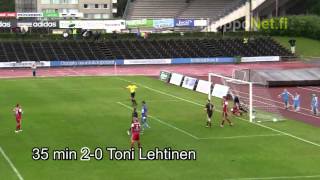 Ykkönen 2012 SJK Seinäjoki vs FC Viikingit Helsinki 31 20 [upl. by Samtsirhc]