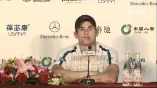 Andy Roddick Tells Reporter to Retire Walks Out [upl. by Rebmac677]