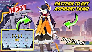 ASPIRANTS EVENT TRICK PATTERN LIST TO GET RUBY AND ANGELA ASPIRANT SKIN  PHASE 1 ASPIRANTS EVENT [upl. by Gnot]