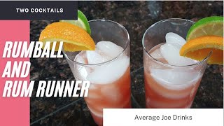 How to make a Rum Runner and How to make a RumBall using Rumchata  Average Joe Drinks Episode 11 [upl. by Adelaide]