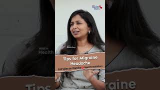 Tips for Migraine headache  Dr Sharmika [upl. by Noonberg]