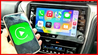 How to use Apple Car Play in Toyota Fortuner 2024 for Navigation  Music  Messages  Connect iPhone [upl. by Garin]