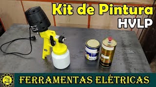 Kit de Pintura  Pistola de Pintura com Motor [upl. by Noved]