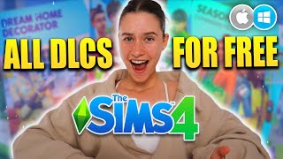 Sims 4 DLC Packs for FREE  How to get ALL Sims 4 Expansion Packs for FREE in 2024 EASY amp LEGIT [upl. by Ititrefen339]