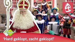 DAAR WORDT AAN DE DEUR GEKLOPT  Sinterklaasliedjes  NPO Zappelin [upl. by Elohcin846]