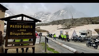 GAVIA  STELVIO  MOLVENO  in moto  6 Luglio 2024 [upl. by Sinaj]