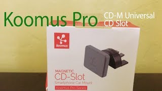 Koomus Pro CDM Universal CD Slot Magnetic Cradleless Smartphone Car Mount Holder [upl. by Dola467]