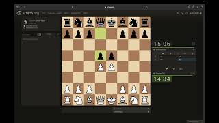 Chess Game 397  BlackmarDiemer Gambit Lemberger Countergambit Endgame Variation [upl. by Eittel213]