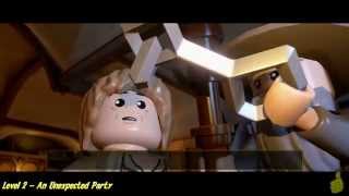 Lego The Hobbit Level 2  An Unexpected Party  STORY  HTG [upl. by Ecnarrot]