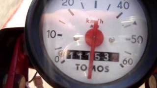 Tomos top speed [upl. by Tailor]