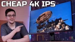 £250 4K IPS GAMING MONITOR  AOC U28G2AE Review [upl. by Arriaes]