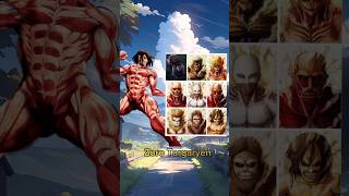 Attack Titan vs All titan aot whoisstrogest shorts [upl. by Ahseyk177]