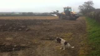 Cat challenger 765 ploughing [upl. by Annyl]