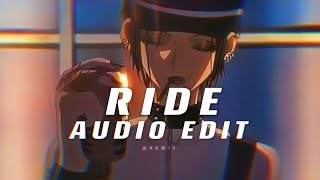 ride  Lana Del Rey ♪ edit audio ♪ [upl. by Akinaj]