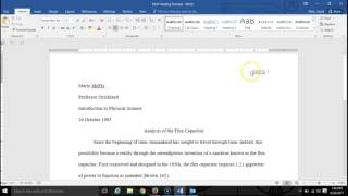 Page setup for heading and header in MLA format [upl. by Millman256]