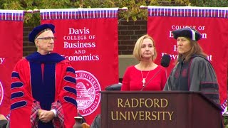 Radford University holds presidential inauguration [upl. by Ennaxxor193]