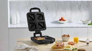 Turbo Crunch Toastie Maker  Extra Height Hinge [upl. by Maller890]