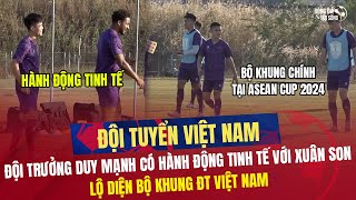 Lộ diện đội hình ĐT Việt Nam đấu Lào tại ASEAN Cup 2024  Duy Mạnh có hành động tinh tế với Xuân Son [upl. by Siulegroj]