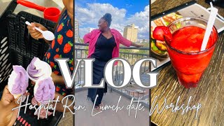 VLOG HOSPITAL RUN JALIYAH ATE VASELINE WORKSHOP  LUNCH DATE BAKIMG SCONES [upl. by Anitel713]