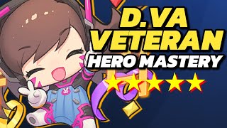 「Hero Mastery」 DVA VETERAN HIGH SCORE 5 STARS Overwatch 2 Guide [upl. by Cirilla]