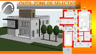 ARCHICAD  Outil Zone De Sélection Sur ARCHICAD  Cours ARCHICAD 26 pour Débutant [upl. by Femmine747]