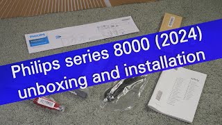 Philips 43PUS8079 4K Ambilight TV unboxing and installation [upl. by Latt]