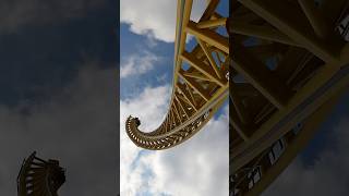 RARE Inverted Shuttle Roller Coaster in PENNSYLVANIA 😈 fyp rollercoaster [upl. by Darbee832]