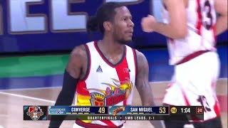 Anosike Perez CONTINUOUS BASKETS for San Miguel vs Converge💯  PBA Season 49 Governors Cup [upl. by Ameehs]